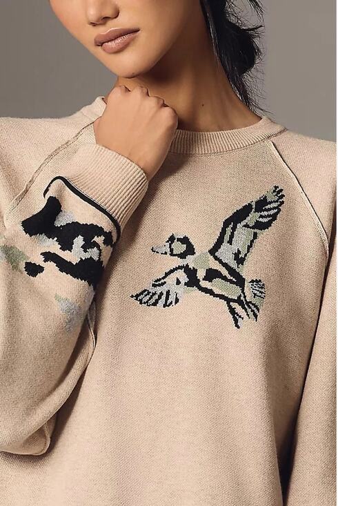 Pilcro by Anthropologie Sweaters - NWT Anthropologie Pilcro The Oaklan cozy knit duck sweater size XXS